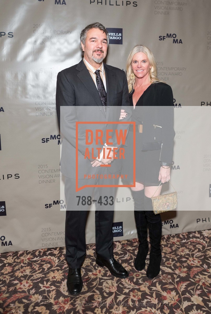 Steve Stone, Bridget Baskett-Stone, SFMOMA Contemporary Vision Award, Regency Ballroom. Regency Ballroom, . 1300 Van Ness, November 3rd, 2015, Photo #788-433 Steve Stone, Bridget Baskett-Stone, Photo #788-433