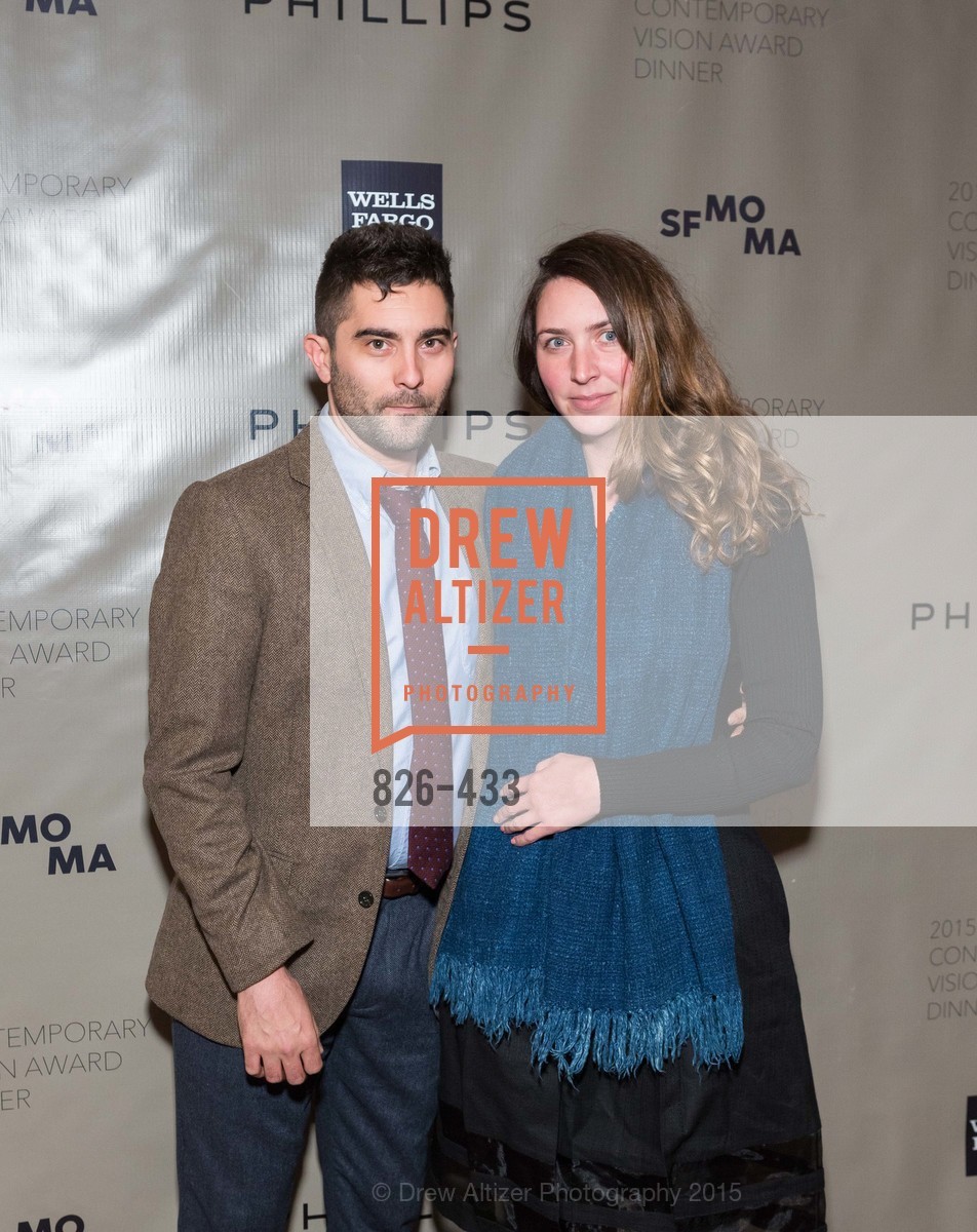 Evan Pricco, Amanda Krampf, SFMOMA Contemporary Vision Award, Regency Ballroom. Regency Ballroom, . 1300 Van Ness, November 3rd, 2015, Photo #826-433 Evan Pricco, Amanda Krampf, Photo #826-433