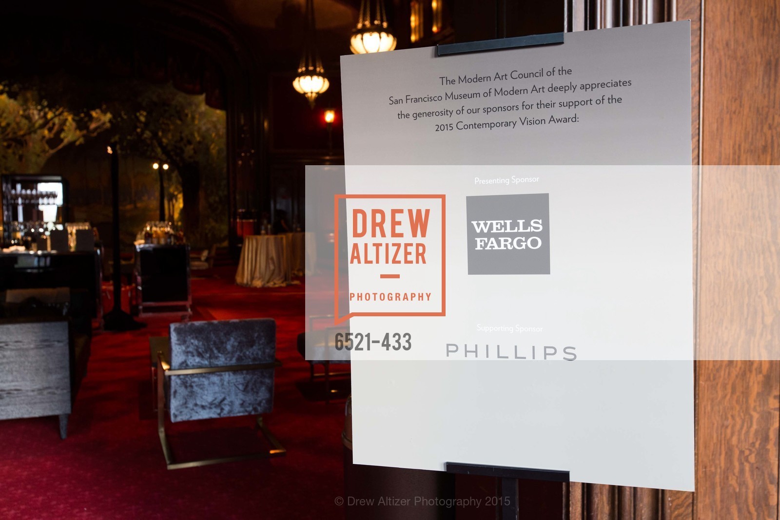 Atmosphere, SFMOMA Contemporary Vision Award, Regency Ballroom. 1300 Van Ness, November 3rd, 2015