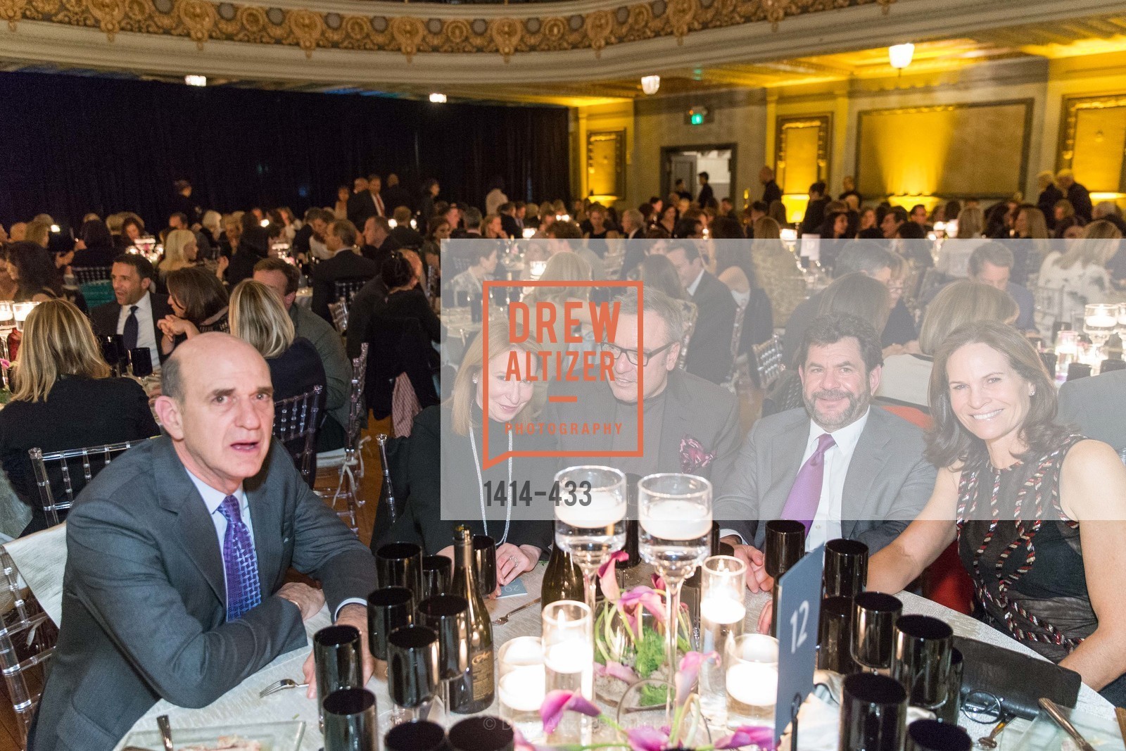 Bob Fisher, Lisa Pritzker, Stanlee Gatti, John Pritzker, Randi Fisher, SFMOMA Contemporary Vision Award, Regency Ballroom. 1300 Van Ness, November 3rd, 2015,Drew Altizer, Drew Altizer Photography, full-service event agency, private events, San Francisco photographer, photographer California