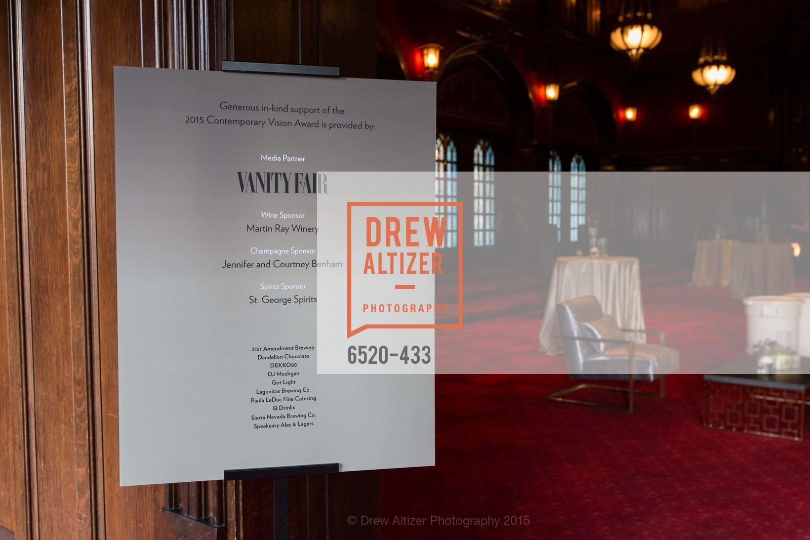 Atmosphere, SFMOMA Contemporary Vision Award, Regency Ballroom. 1300 Van Ness, November 3rd, 2015,Drew Altizer, Drew Altizer Photography, full-service agency, private events, San Francisco photographer, photographer california