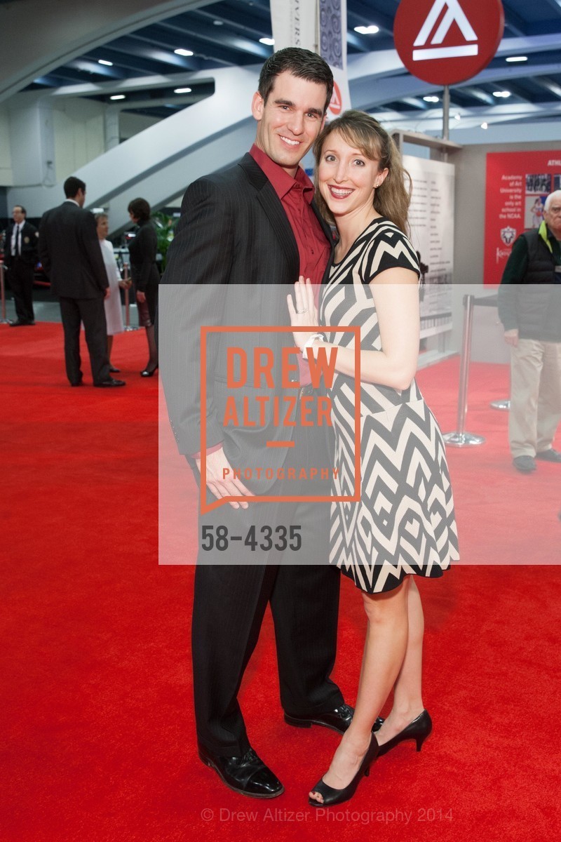 Jacob Freitas, Brittany Freitas, ACADEMY OF ARTS UNIVERSITY Reception at SF International Auto Show, US, November 22nd, 2014, Photo #58-4335 Jacob Freitas, Brittany Freitas, Photo #58-4335