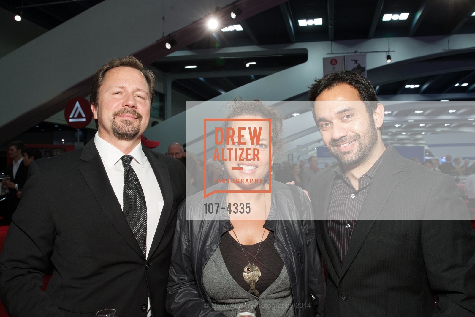 George Pafnutieff, Grace Johnson, Eric Mirza, ACADEMY OF ARTS UNIVERSITY Reception at SF International Auto Show, US, November 22nd, 2014, Photo #107-4335 George Pafnutieff, Grace Johnson, Eric Mirza, Photo #107-4335