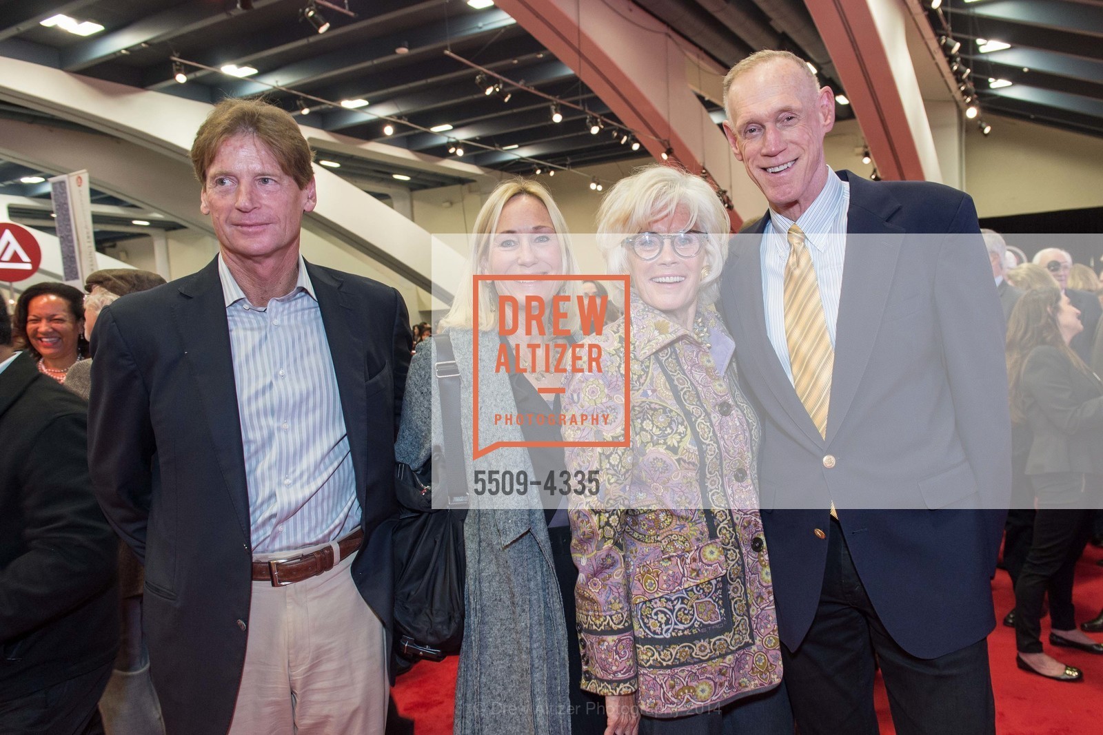 Ward Bushee, Claudia Bushee, Kathleen Solmssen, Tom Kelley, ACADEMY OF ARTS UNIVERSITY Reception at SF International Auto Show, US, November 22nd, 2014, Photo #5509-4335 Ward Bushee, Claudia Bushee, Kathleen Solmssen, Tom Kelley, Photo #5509-4335