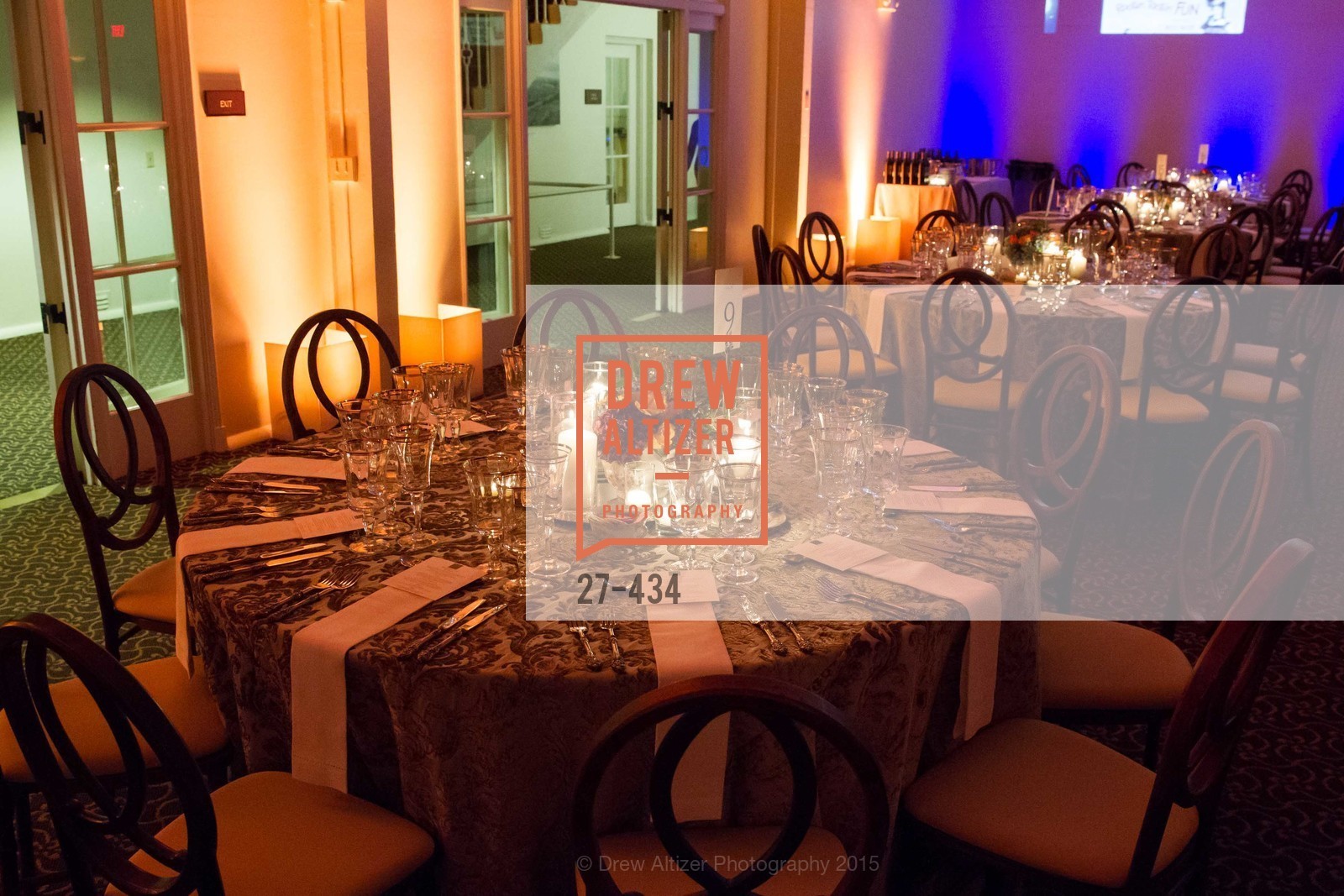 Atmosphere, The Walt Disney Family Museum Fundraising Gala and Diane Disney Miller Lifetime Achievement Award, Golden Gate Club. 135 Fisher Loop in the Presidio, November 3rd, 2015,Drew Altizer, Drew Altizer Photography, full-service agency, private events, San Francisco photographer, photographer california