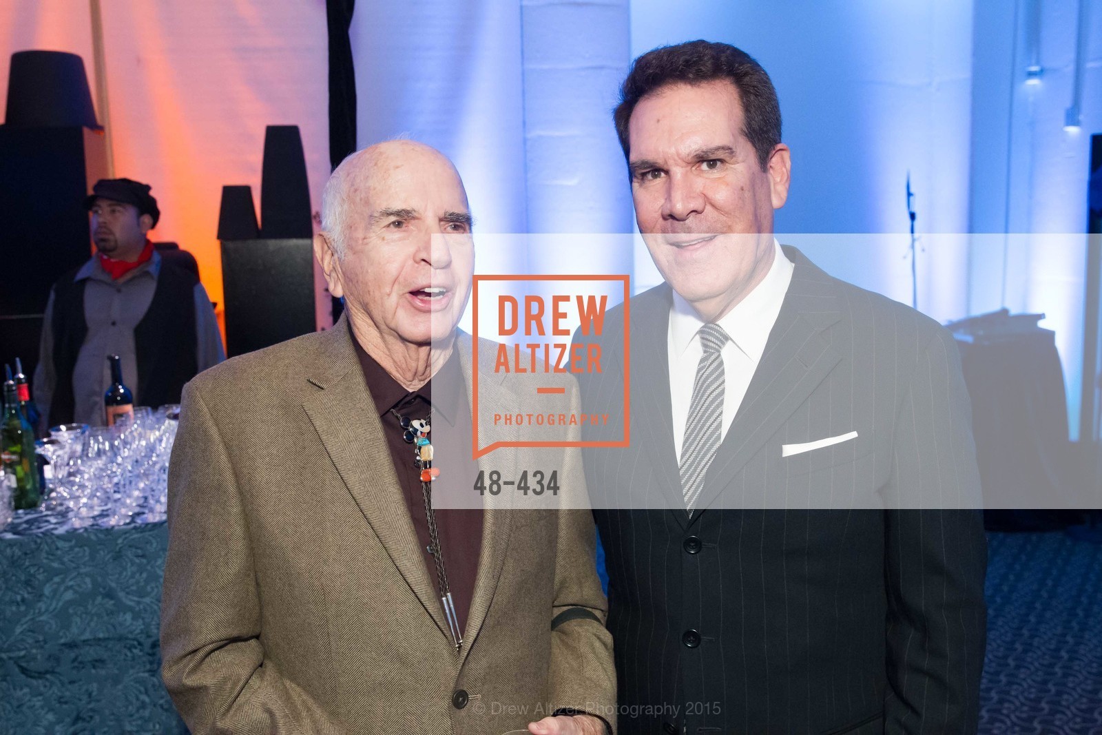 Joe Hale, Tony Anselmo, The Walt Disney Family Museum Fundraising Gala and Diane Disney Miller Lifetime Achievement Award, Golden Gate Club. Golden Gate Club, . 135 Fisher Loop in the Presidio, November 3rd, 2015, Photo #48-434 Joe Hale, Tony Anselmo, Photo #48-434