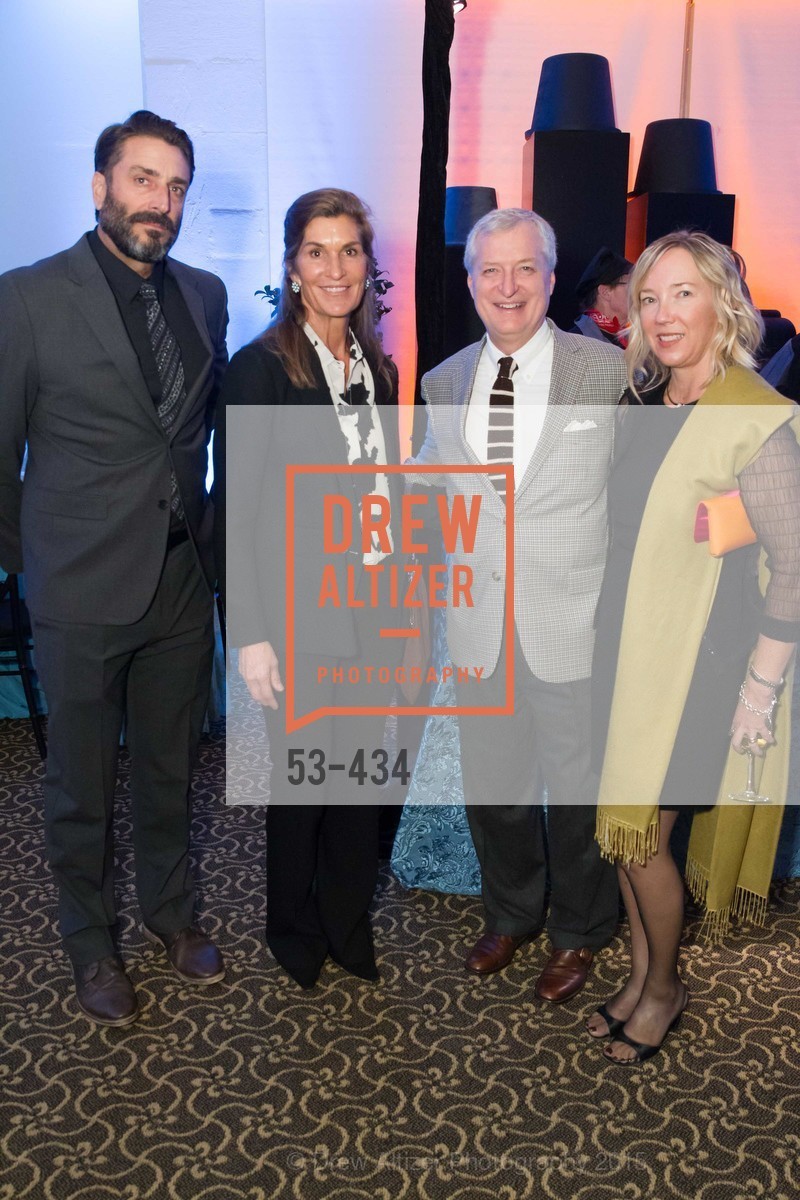 Walt Miller, Tammy Miller, Russ Weiss, Laurie Weiss, The Walt Disney Family Museum Fundraising Gala and Diane Disney Miller Lifetime Achievement Award, Golden Gate Club. Golden Gate Club, . 135 Fisher Loop in the Presidio, November 3rd, 2015, Photo #53-434 Walt Miller, Tammy Miller, Russ Weiss, Laurie Weiss, Photo #53-434