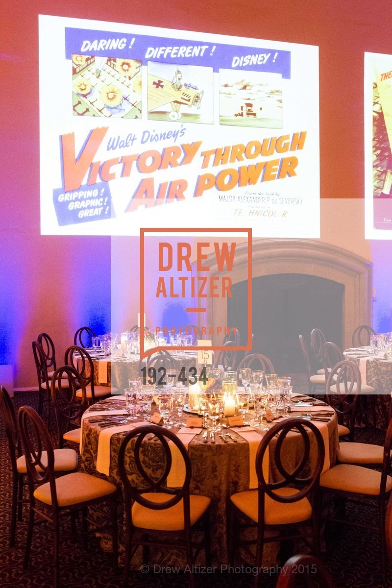 Atmosphere, The Walt Disney Family Museum Fundraising Gala and Diane Disney Miller Lifetime Achievement Award, Golden Gate Club. 135 Fisher Loop in the Presidio, November 3rd, 2015,Drew Altizer, Drew Altizer Photography, full-service agency, private events, San Francisco photographer, photographer california