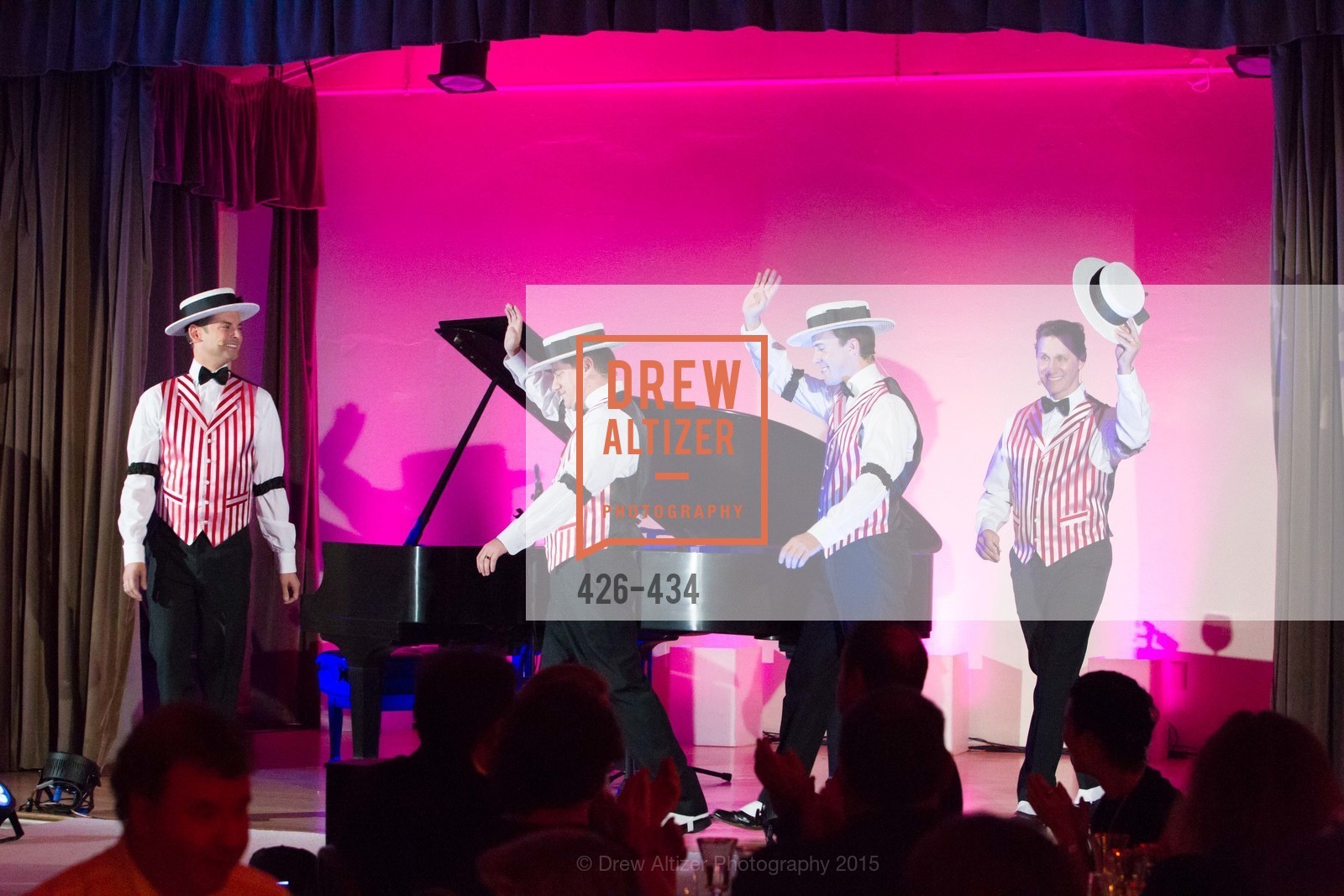 Performance By Dapper Dans of Disneyland, The Walt Disney Family Museum Fundraising Gala and Diane Disney Miller Lifetime Achievement Award, Golden Gate Club. 135 Fisher Loop in the Presidio, November 3rd, 2015,Drew Altizer, Drew Altizer Photography, full-service agency, private events, San Francisco photographer, photographer california