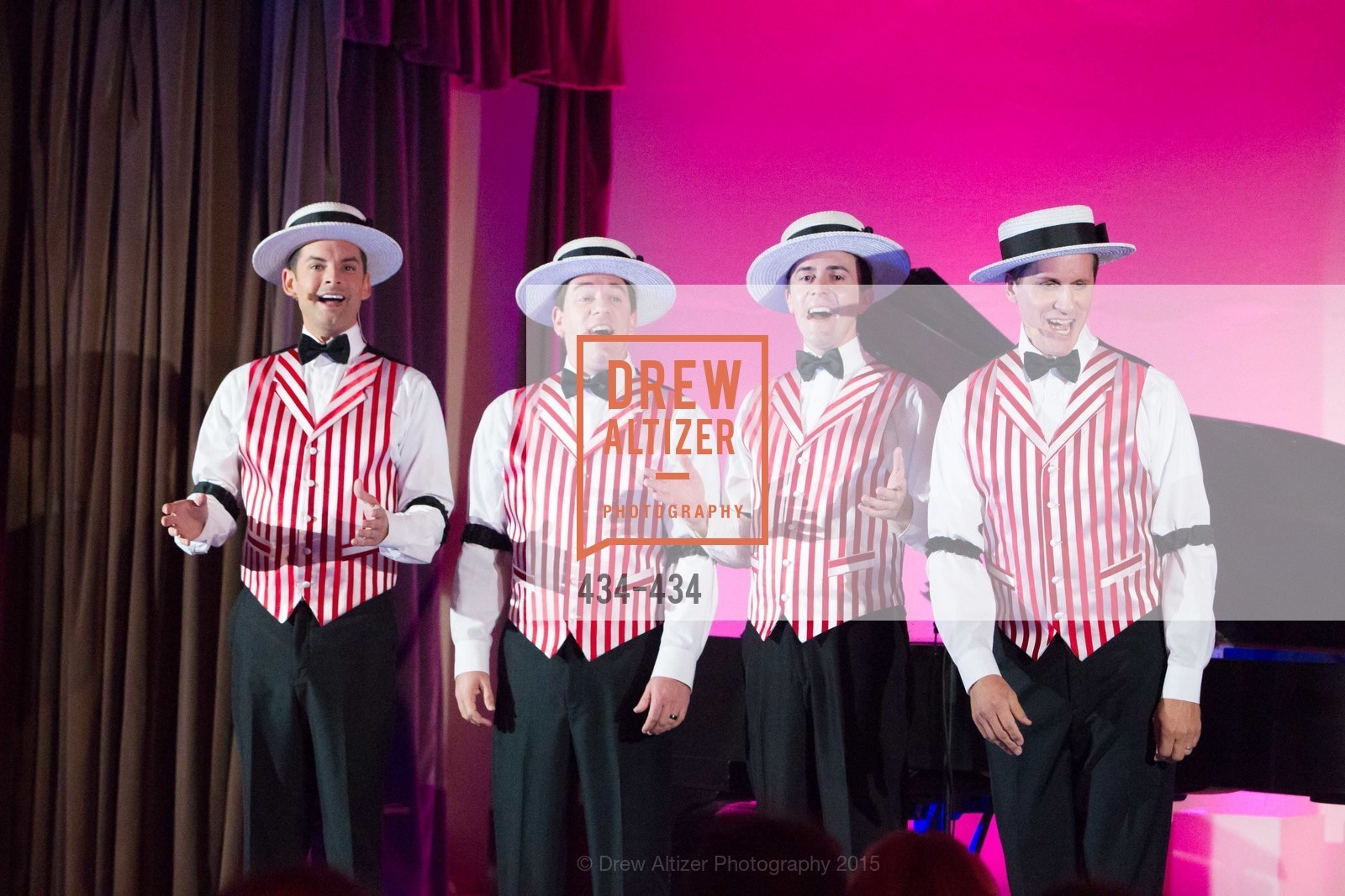 Performance By Dapper Dans of Disneyland, The Walt Disney Family Museum Fundraising Gala and Diane Disney Miller Lifetime Achievement Award, Golden Gate Club. 135 Fisher Loop in the Presidio, November 3rd, 2015,Drew Altizer, Drew Altizer Photography, full-service agency, private events, San Francisco photographer, photographer california