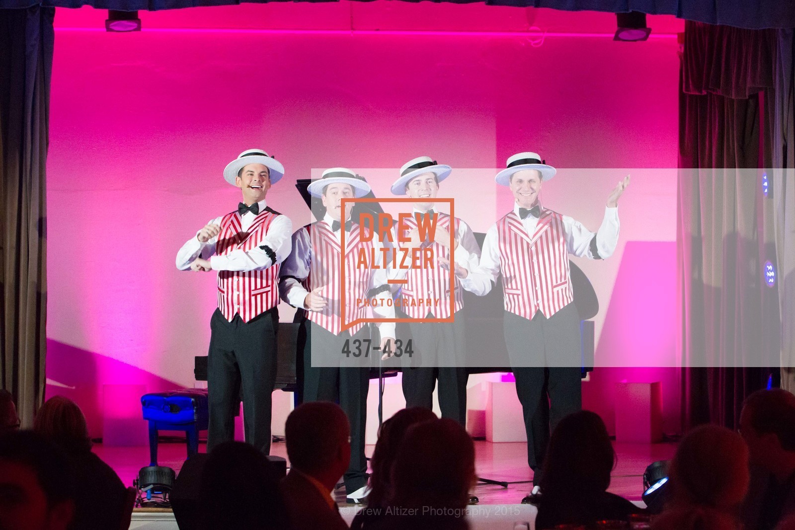 Performance By Dapper Dans of Disneyland, The Walt Disney Family Museum Fundraising Gala and Diane Disney Miller Lifetime Achievement Award, Golden Gate Club. 135 Fisher Loop in the Presidio, November 3rd, 2015,Drew Altizer, Drew Altizer Photography, full-service event agency, private events, San Francisco photographer, photographer California