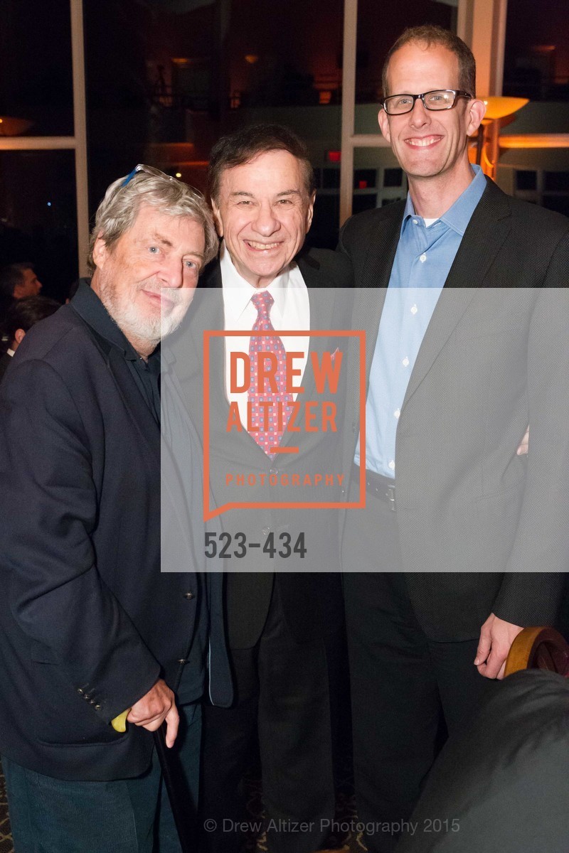 Tony Walton, Richard Sherman, Pete Docter, The Walt Disney Family Museum Fundraising Gala and Diane Disney Miller Lifetime Achievement Award, Golden Gate Club. 135 Fisher Loop in the Presidio, November 3rd, 2015