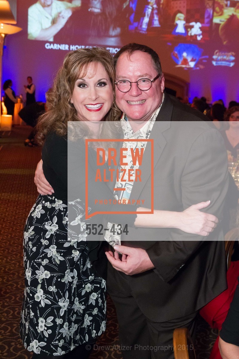 Jodi Benson, John Lasseter, The Walt Disney Family Museum Fundraising Gala and Diane Disney Miller Lifetime Achievement Award, Golden Gate Club. 135 Fisher Loop in the Presidio, November 3rd, 2015,Drew Altizer, Drew Altizer Photography, full-service event agency, private events, San Francisco photographer, photographer California