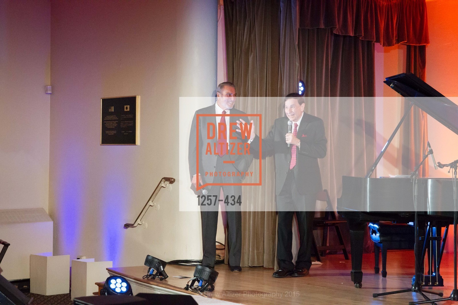 Ron Miller, Richard Sherman, The Walt Disney Family Museum Fundraising Gala and Diane Disney Miller Lifetime Achievement Award, Golden Gate Club. 135 Fisher Loop in the Presidio, November 3rd, 2015,Drew Altizer, Drew Altizer Photography, full-service agency, private events, San Francisco photographer, photographer california