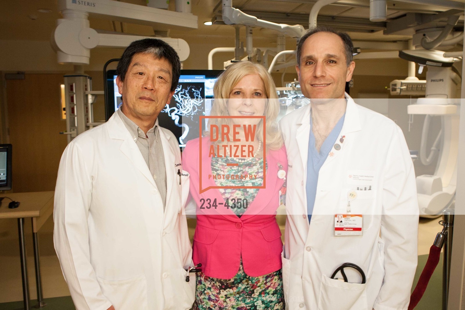 Taemin Surh, Julie Biglieri, Adam Harmon, SEQUOIA HOSPITAL FOUNDATION Grand Opening, US, May 1st, 2014, Photo #234-4350 Taemin Surh, Julie Biglieri, Adam Harmon, Photo #234-4350