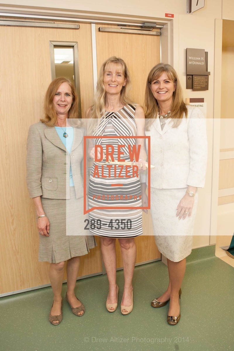 Karen Krueger, Alison McDonald, Gratia Barton, SEQUOIA HOSPITAL FOUNDATION Grand Opening, US, May 1st, 2014, Photo #289-4350 Karen Krueger, Alison McDonald, Gratia Barton, Photo #289-4350