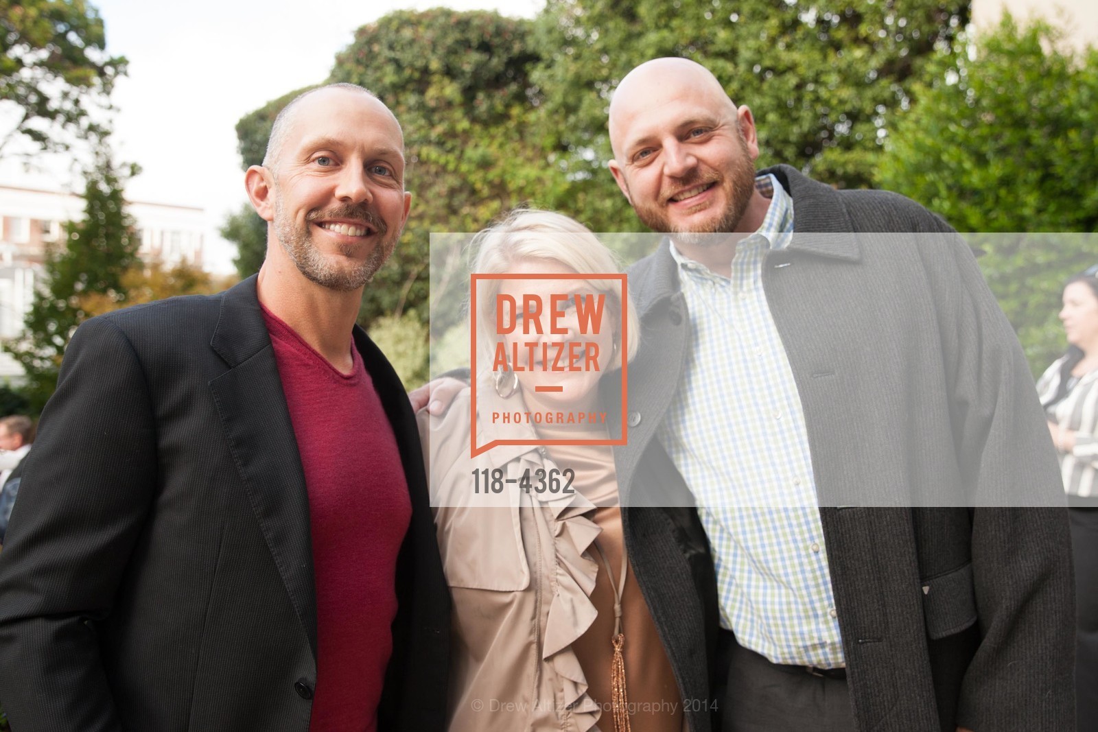 Ben Kelly, Katharine Webster, Bruno Baglin, Celebrating the Launch of KATHARINE WEBSTER'S Outdoor Furniture Collection, US, October 9th, 2014, Photo #118-4362 Ben Kelly, Katharine Webster, Bruno Baglin, Photo #118-4362