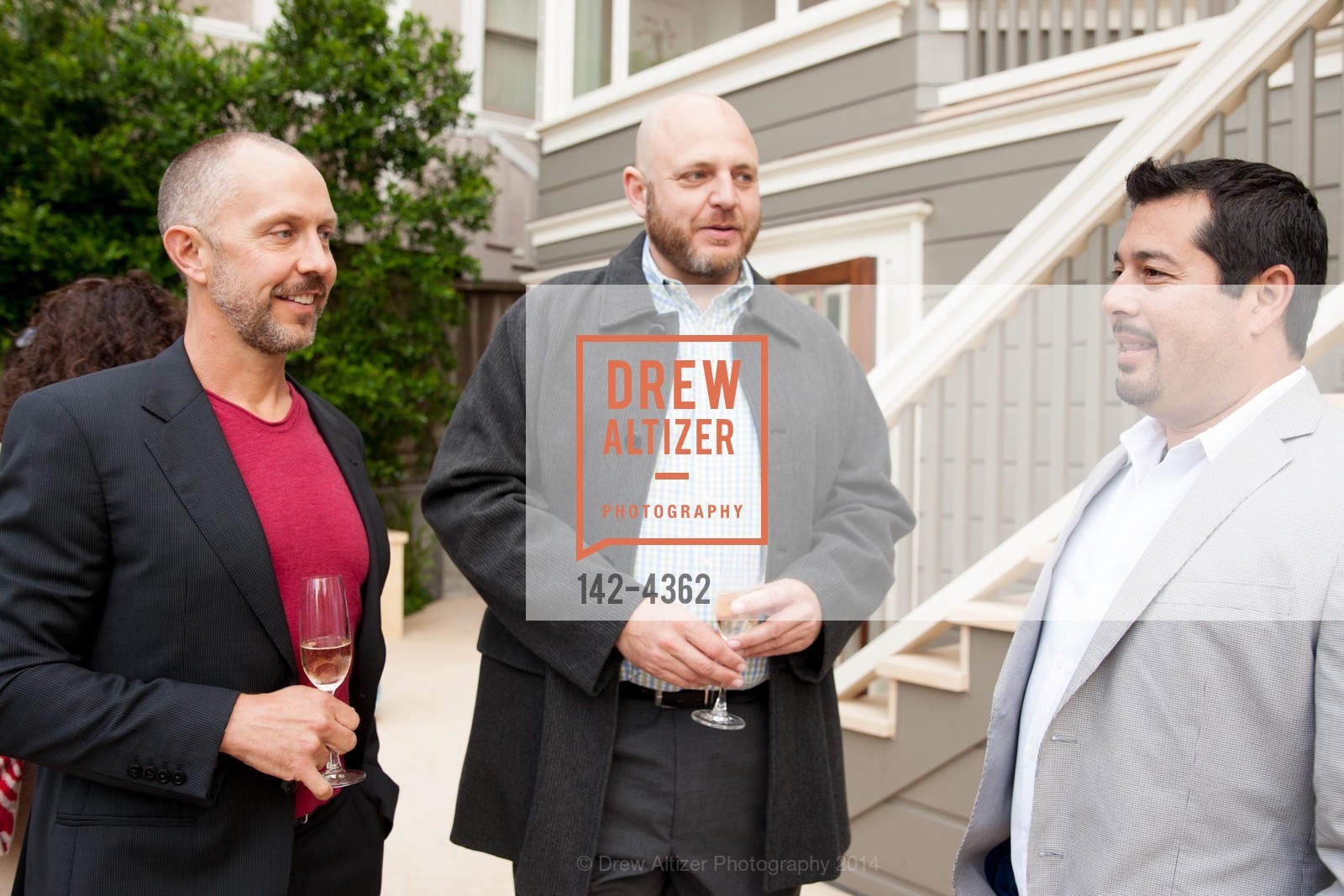 Ben Kelly, Bruno Baglin, James Dijeau, Celebrating the Launch of KATHARINE WEBSTER'S Outdoor Furniture Collection, US, October 9th, 2014, Photo #142-4362 Ben Kelly, Bruno Baglin, James Dijeau, Photo #142-4362