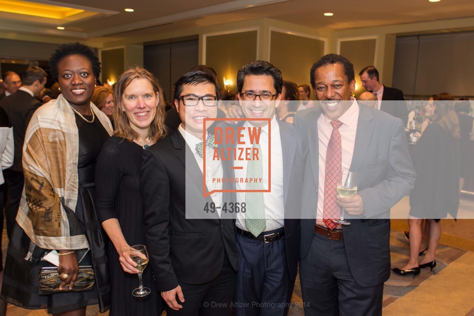 Julia Dawson, Samuel ?, Edgar Lopez, Brook ?, SF EDUCATION FUND'S Back to School Gala 2014, US, November 21st, 2014, Photo #49-4368 Julia Dawson, Samuel ?, Edgar Lopez, Brook ?, Photo #49-4368