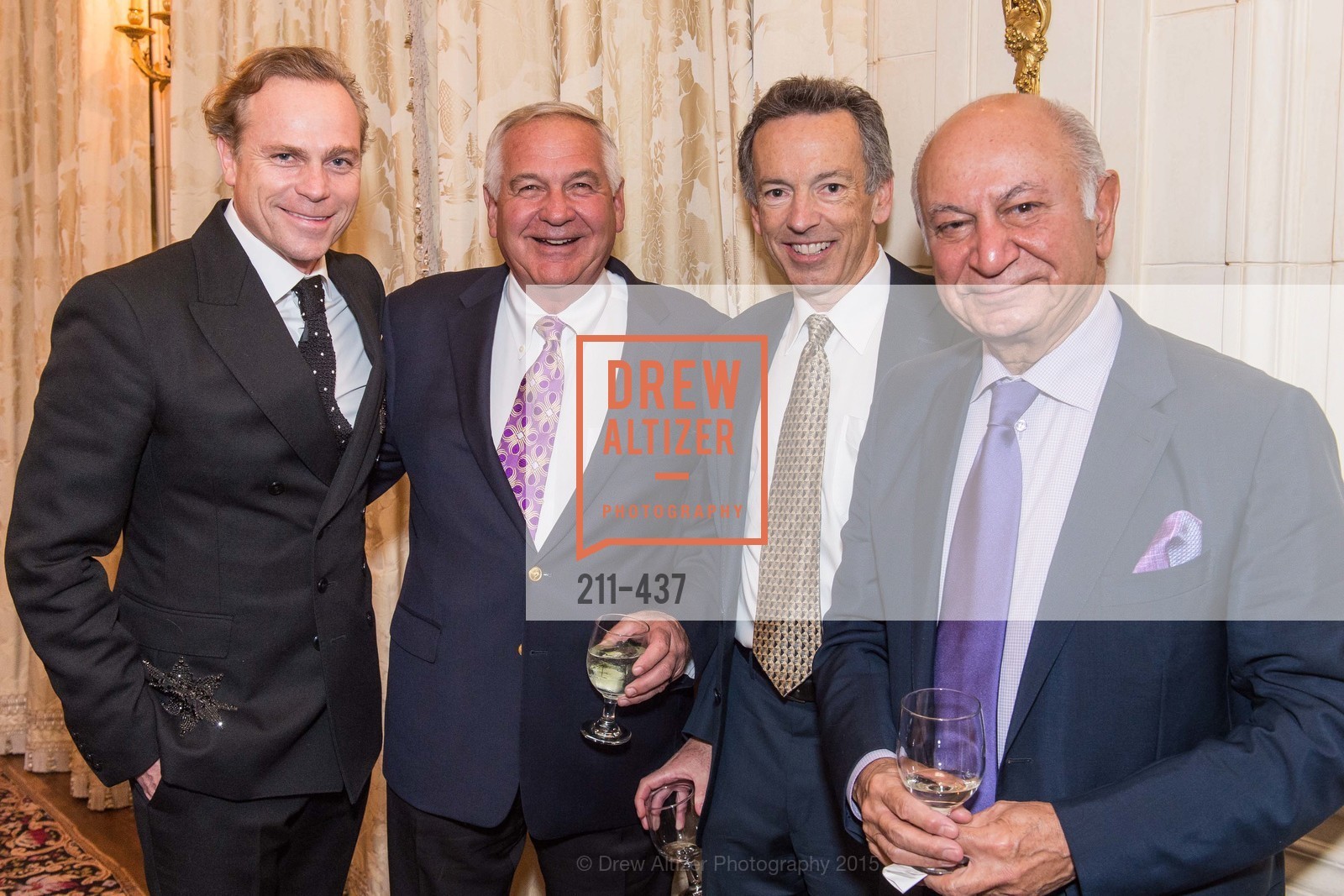 Jean Charles Boisset, Robin Baggett, Rick Walker, Darioush Khaledi, FDS Vintner Reception and Dinner, Private Residence, November 4th, 2015,Drew Altizer, Drew Altizer Photography, full-service agency, private events, San Francisco photographer, photographer california