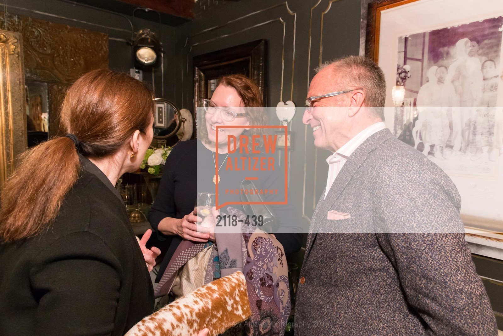 Dara Rosenfeld, MaryJo Bowling, Neal Ward, J.RACHMAN FIRST LOOK AND GRAND OPENING, JONATHAN RACHMAN DESIGN. 1632C MARKET ST, November 4th, 2015