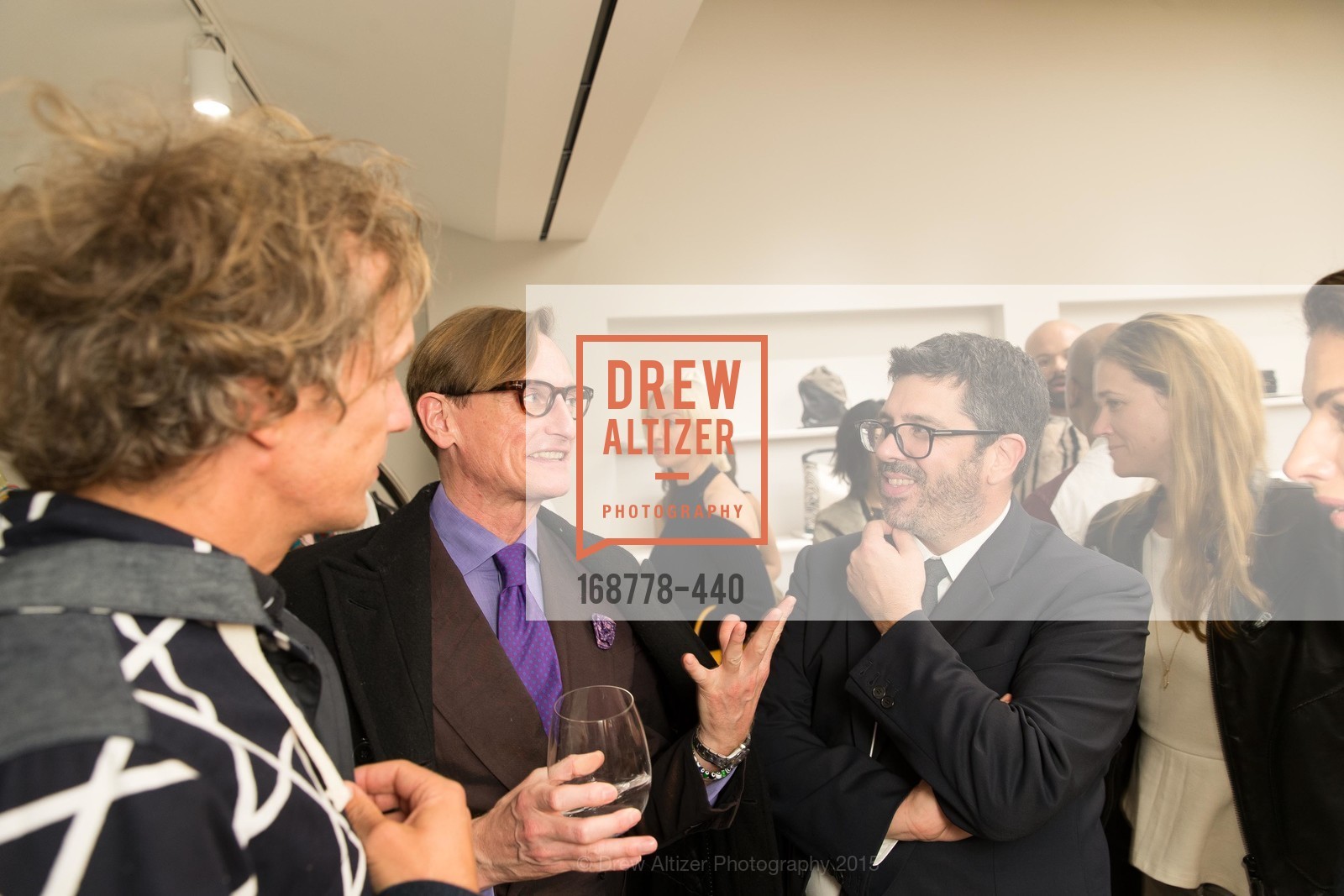 Yves Behar, Hamish Bowles, Andrea Baldo, W Magazine and BAMPFA Celebrate the Opening of the Marni San Francisco Boutique with co-hosts Sabrina Buell and Alison Pincus, Marni San Francisco. 77 Maiden Lane, November 4th, 2015,Drew Altizer, Drew Altizer Photography, full-service agency, private events, San Francisco photographer, photographer california