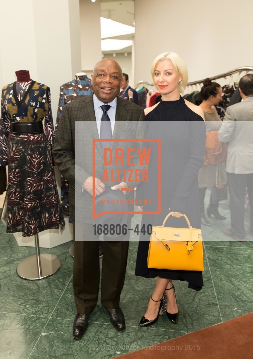 Willie Brown, Sonya Molodetskaya, W Magazine and BAMPFA Celebrate the Opening of the Marni San Francisco Boutique with co-hosts Sabrina Buell and Alison Pincus, Marni San Francisco. 77 Maiden Lane, November 4th, 2015,Drew Altizer, Drew Altizer Photography, full-service event agency, private events, San Francisco photographer, photographer California