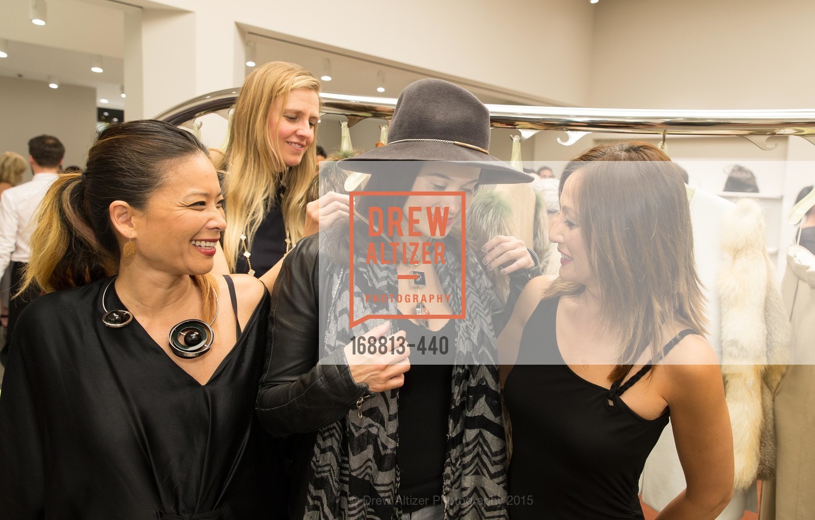 Kristin Nadaraja, Selby Taketa, Amanda Terry, Vaughn Stevenson, W Magazine and BAMPFA Celebrate the Opening of the Marni San Francisco Boutique with co-hosts Sabrina Buell and Alison Pincus, Marni San Francisco. 77 Maiden Lane, November 4th, 2015,Drew Altizer, Drew Altizer Photography, full-service event agency, private events, San Francisco photographer, photographer California