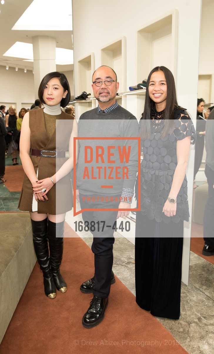 Grace Fin, Derek Yih, Ana Tran, W Magazine and BAMPFA Celebrate the Opening of the Marni San Francisco Boutique with co-hosts Sabrina Buell and Alison Pincus, Marni San Francisco. 77 Maiden Lane, November 4th, 2015, Photo #168817-440 Grace Fin, Derek Yih, Ana Tran, Photo #168817-440