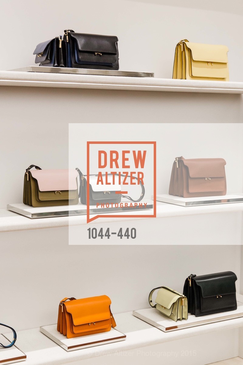 Atmosphere, W Magazine and BAMPFA Celebrate the Opening of the Marni San Francisco Boutique with co-hosts Sabrina Buell and Alison Pincus, Marni San Francisco. 77 Maiden Lane, November 4th, 2015,Drew Altizer, Drew Altizer Photography, full-service agency, private events, San Francisco photographer, photographer california
