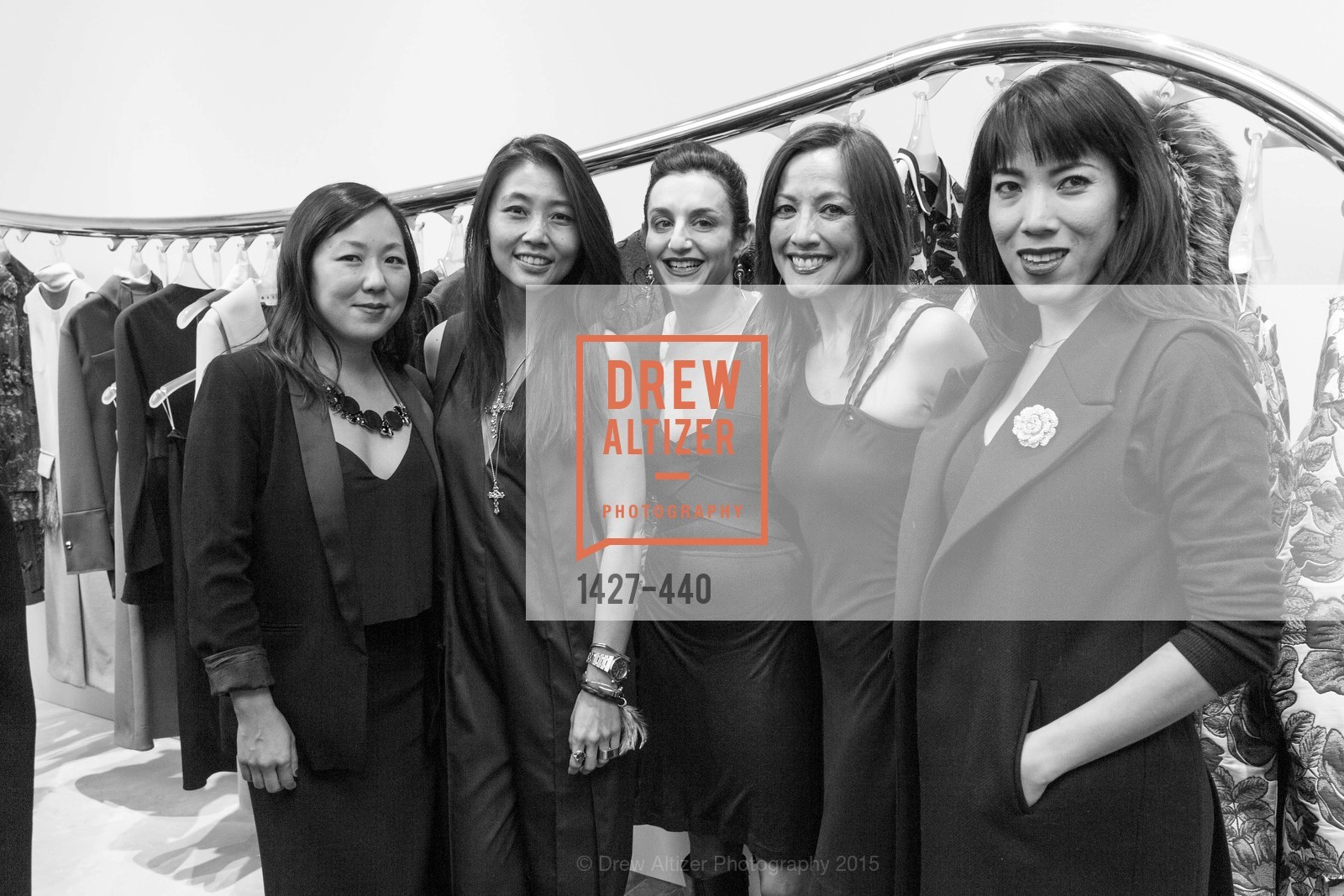 Celia Chen, Carol Wong, Stellah De Ville, Vaughn Stevenson, Hang Nguyen, W Magazine and BAMPFA Celebrate the Opening of the Marni San Francisco Boutique with co-hosts Sabrina Buell and Alison Pincus, Marni San Francisco. 77 Maiden Lane, November 4th, 2015,Drew Altizer, Drew Altizer Photography, full-service agency, private events, San Francisco photographer, photographer california