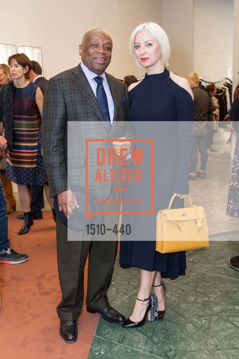 Willie Brown, Sonya Molodetskaya, W Magazine and BAMPFA Celebrate the Opening of the Marni San Francisco Boutique with co-hosts Sabrina Buell and Alison Pincus, Marni San Francisco. 77 Maiden Lane, November 4th, 2015,Drew Altizer, Drew Altizer Photography, full-service agency, private events, San Francisco photographer, photographer california