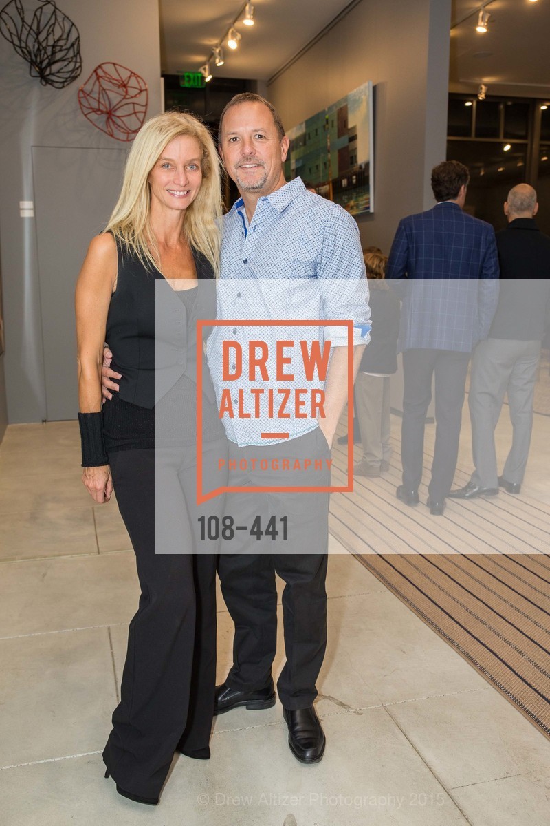 Doretta Bonner, Matt Bonner, Stephanie Breitbard Fine Arts San Francisco Opening, Stephanie Breitbard Fine Arts. Stephanie Breitbard Fine Arts, . 843 Montgomery St, November 5th, 2015, Photo #108-441 Doretta Bonner, Matt Bonner, Photo #108-441
