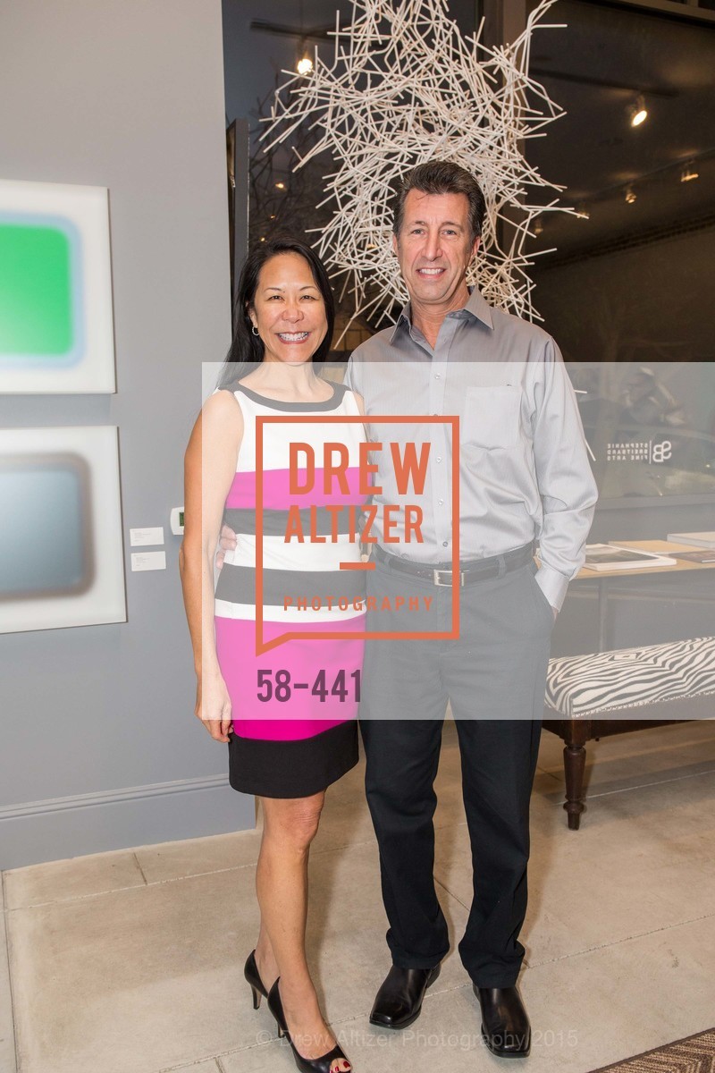 Lesley Milovich, Steve Milovich, Stephanie Breitbard Fine Arts San Francisco Opening, Stephanie Breitbard Fine Arts. Stephanie Breitbard Fine Arts, . 843 Montgomery St, November 5th, 2015, Photo #58-441 Lesley Milovich, Steve Milovich, Photo #58-441