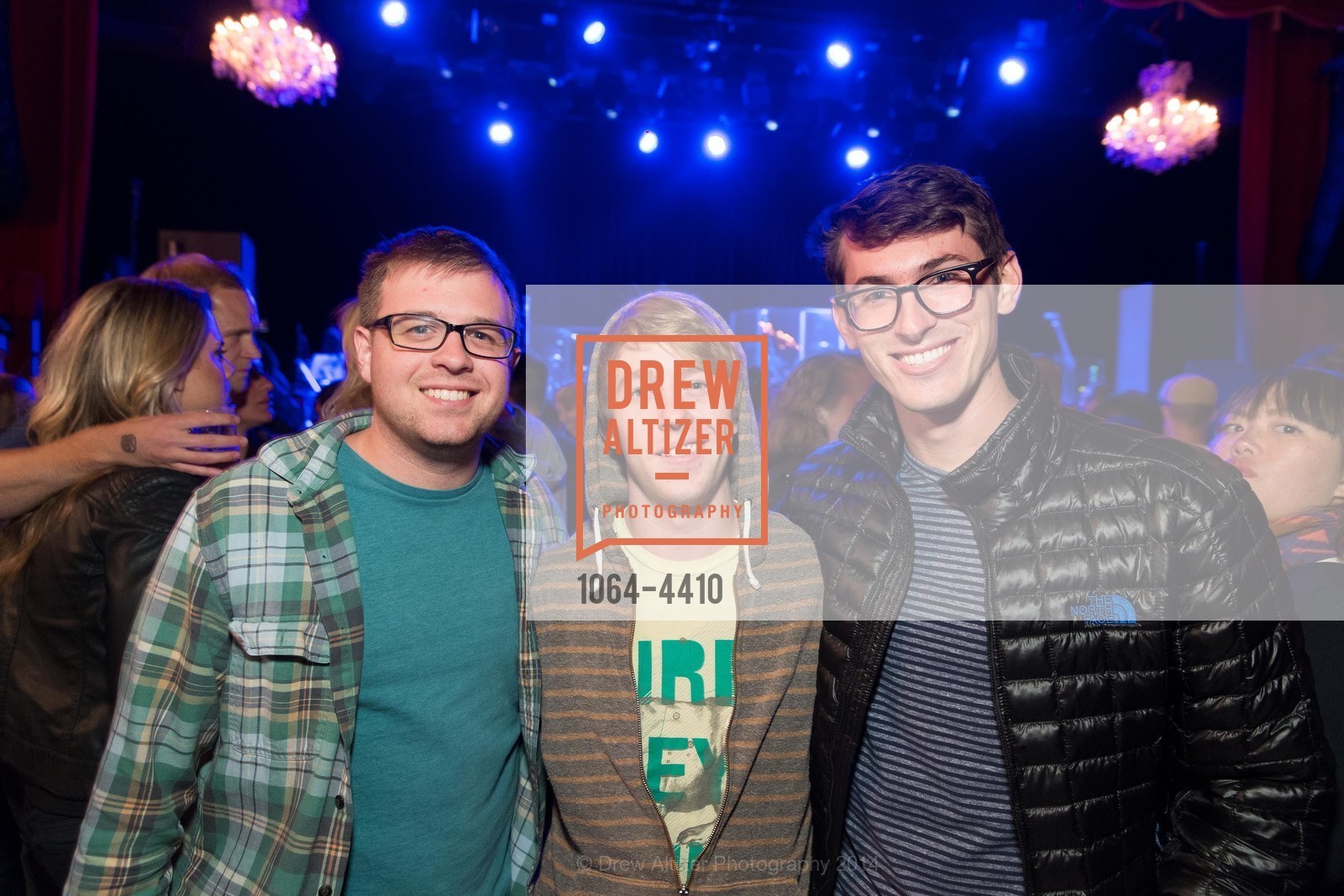 Sean McQueen, Jeff Vignos, Wade Vaughn, ROTHENBERG VENTURES Features Third Eye Blind at The Fillmore Benefiting SAN FRANCISCO GENERAL HOSPITAL FOUNDATION, US, May 5th, 2014, Photo #1064-4410 Sean McQueen, Jeff Vignos, Wade Vaughn, Photo #1064-4410