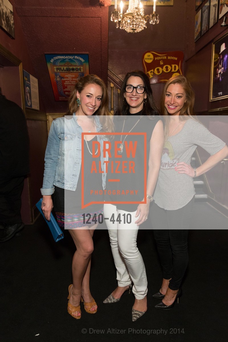 Schuyler Hudak, Pam Baer, Whitney Hudak, ROTHENBERG VENTURES Features Third Eye Blind at The Fillmore Benefiting SAN FRANCISCO GENERAL HOSPITAL FOUNDATION, US, May 5th, 2014, Photo #1240-4410 Schuyler Hudak, Pam Baer, Whitney Hudak, Photo #1240-4410