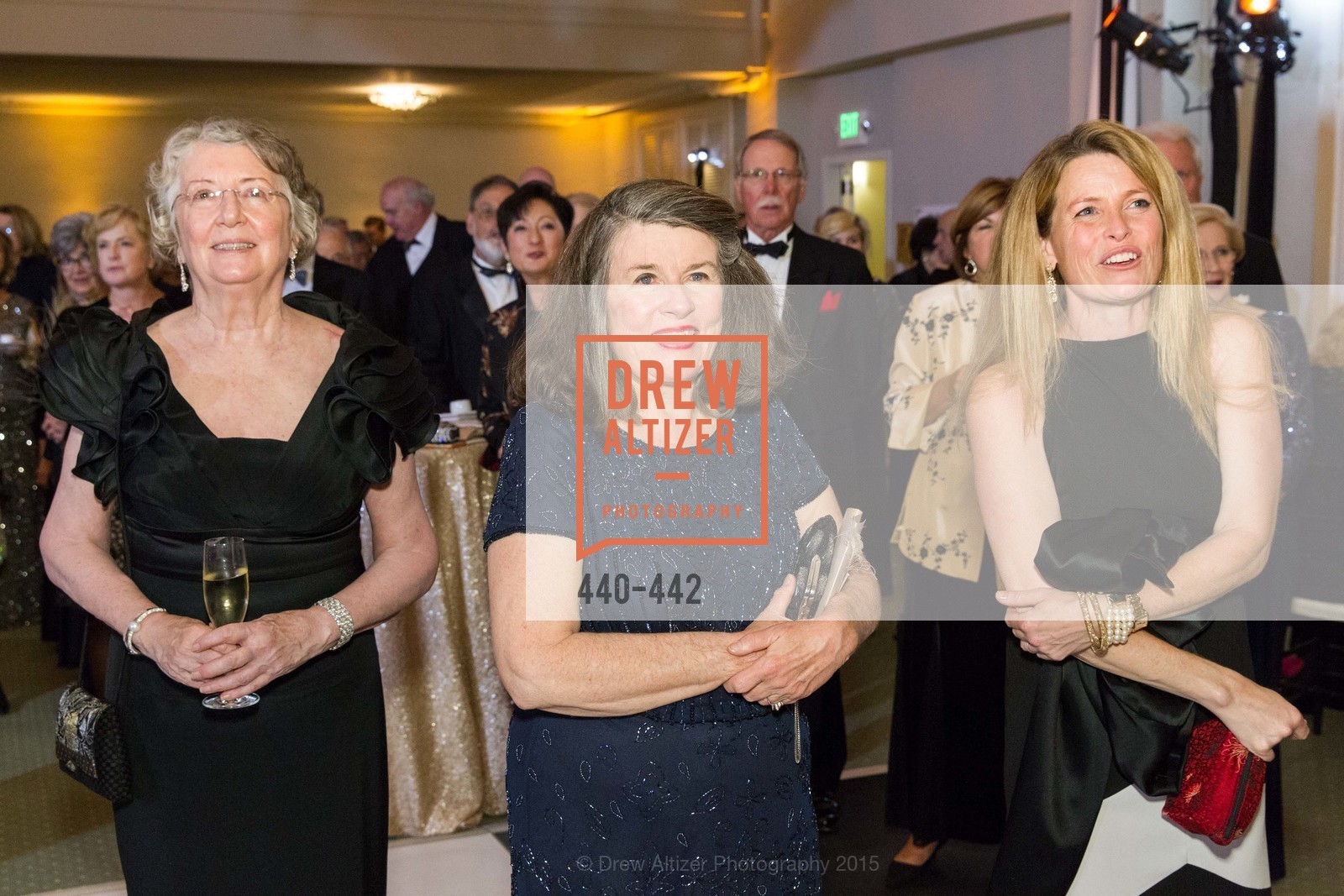 Marcia MacArthur, Peggy Mitchell, Katherine Ladd, Metropolitan Club Presents THE CENTENNIAL GALA, Metropolitan Club. Metropolitan Club, . 640 Sutter Street, November 5th, 2015, Photo #440-442 Marcia MacArthur, Peggy Mitchell, Katherine Ladd, Photo #440-442