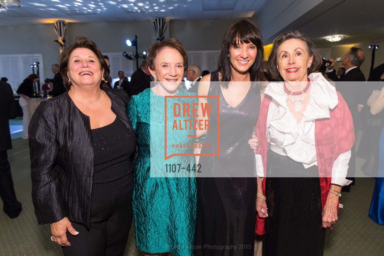 Barbara Radmacher, Margaret Day, Elizabeth Day, Pat Smith, Metropolitan Club Presents THE CENTENNIAL GALA, Metropolitan Club. 640 Sutter Street, November 5th, 2015,Drew Altizer, Drew Altizer Photography, full-service agency, private events, San Francisco photographer, photographer california