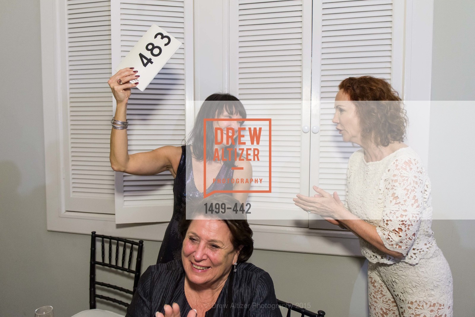 Elizabeth Day, Barbara Radmacher, Suzanne Muntzing, Metropolitan Club Presents THE CENTENNIAL GALA, Metropolitan Club. Metropolitan Club, . 640 Sutter Street, November 5th, 2015, Photo #1499-442 Elizabeth Day, Barbara Radmacher, Suzanne Muntzing, Photo #1499-442