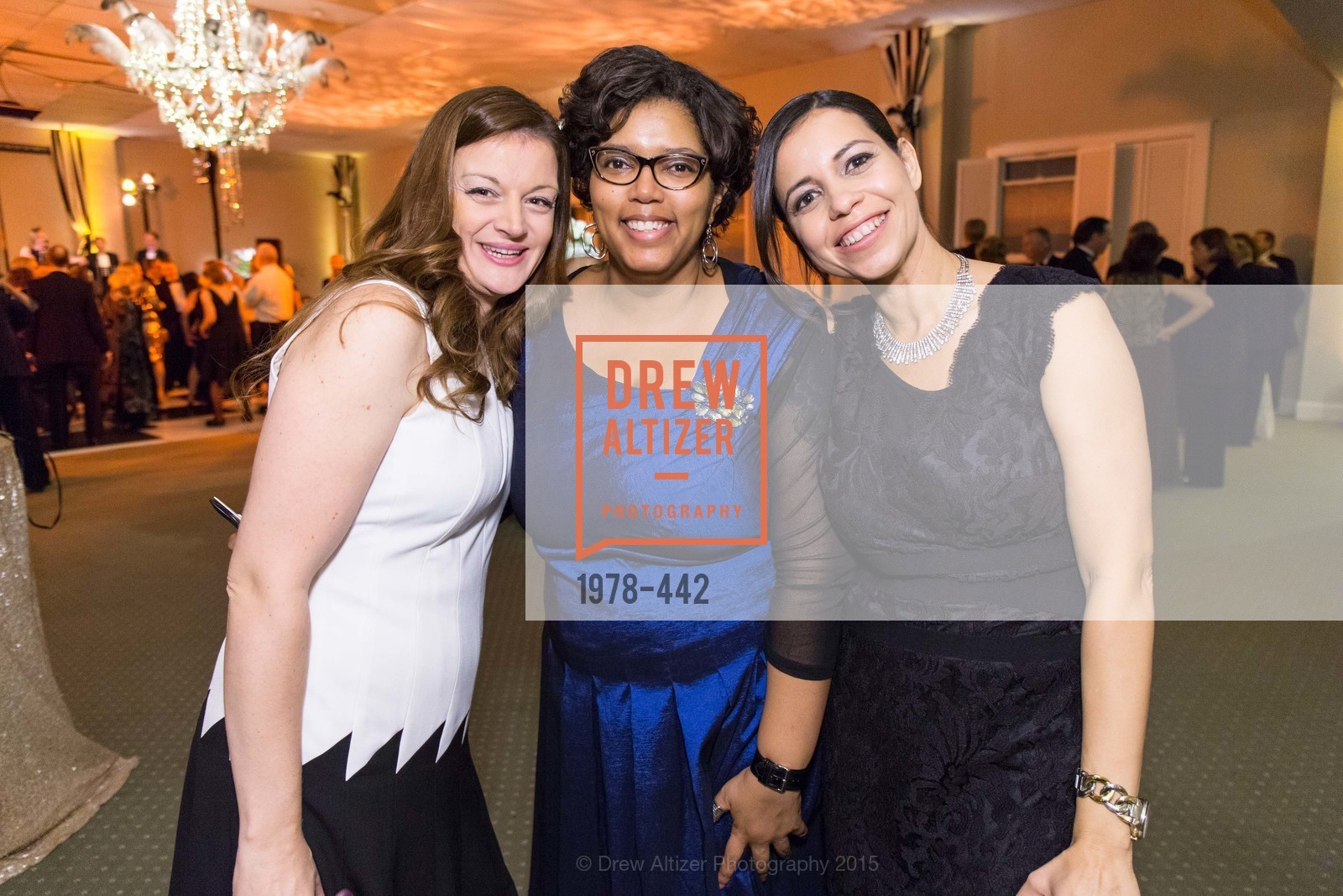 Ivana Dordevic, Michelle Mitchell, Ana Muniz, Metropolitan Club Presents THE CENTENNIAL GALA, Metropolitan Club. Metropolitan Club, . 640 Sutter Street, November 5th, 2015, Photo #1978-442 Ivana Dordevic, Michelle Mitchell, Ana Muniz, Photo #1978-442