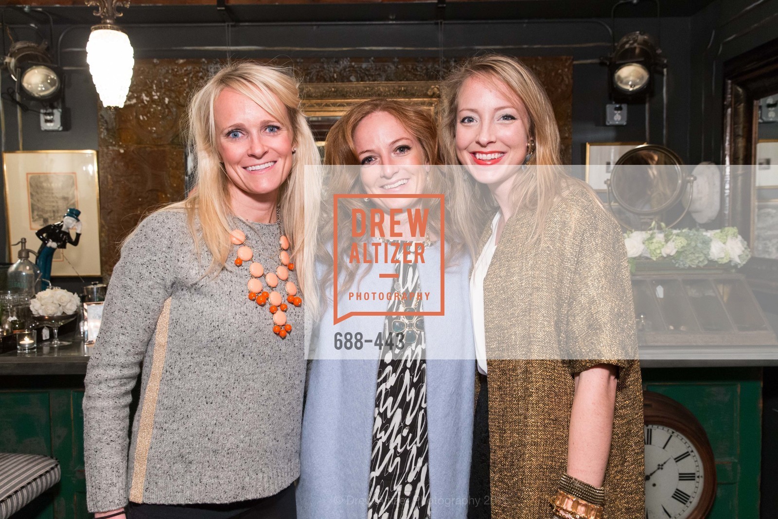 Julie Wihlborg, Jamie Addington, Noelle Cooper, J.RACHMAN GRAND OPENING AND BOOK SIGNING BY ALISON CARLSON "THE MAN WITHIN", JONATHAN RACHMAN DESIGN. JONATHAN RACHMAN DESIGN, . 1632C MARKET ST, November 5th, 2015, Photo #688-443 Julie Wihlborg, Jamie Addington, Noelle Cooper, Photo #688-443