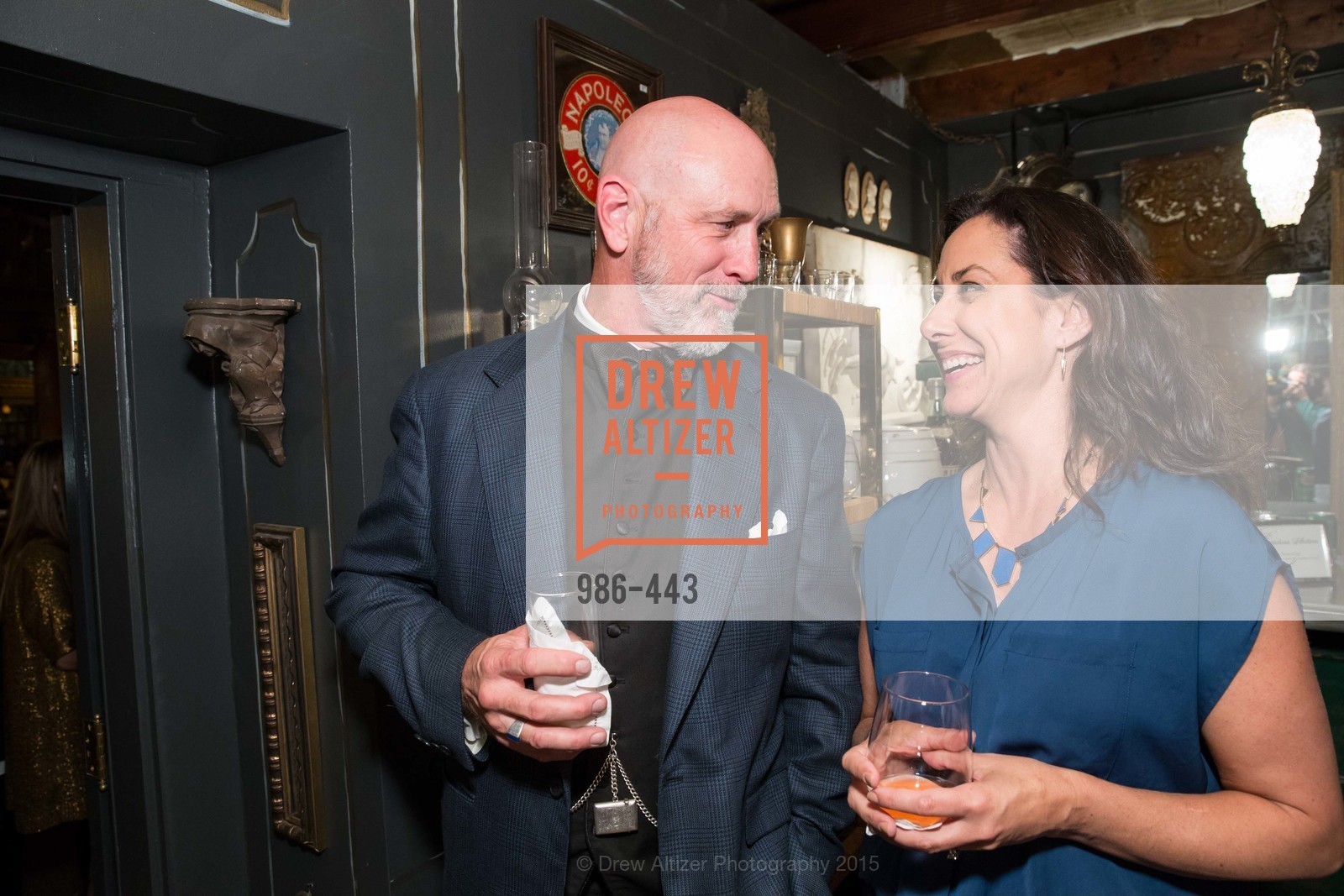 Robert Clink, Laura Chavaree, J.RACHMAN GRAND OPENING AND BOOK SIGNING BY ALISON CARLSON "THE MAN WITHIN", JONATHAN RACHMAN DESIGN. JONATHAN RACHMAN DESIGN, . 1632C MARKET ST, November 5th, 2015, Photo #986-443 Robert Clink, Laura Chavaree, Photo #986-443
