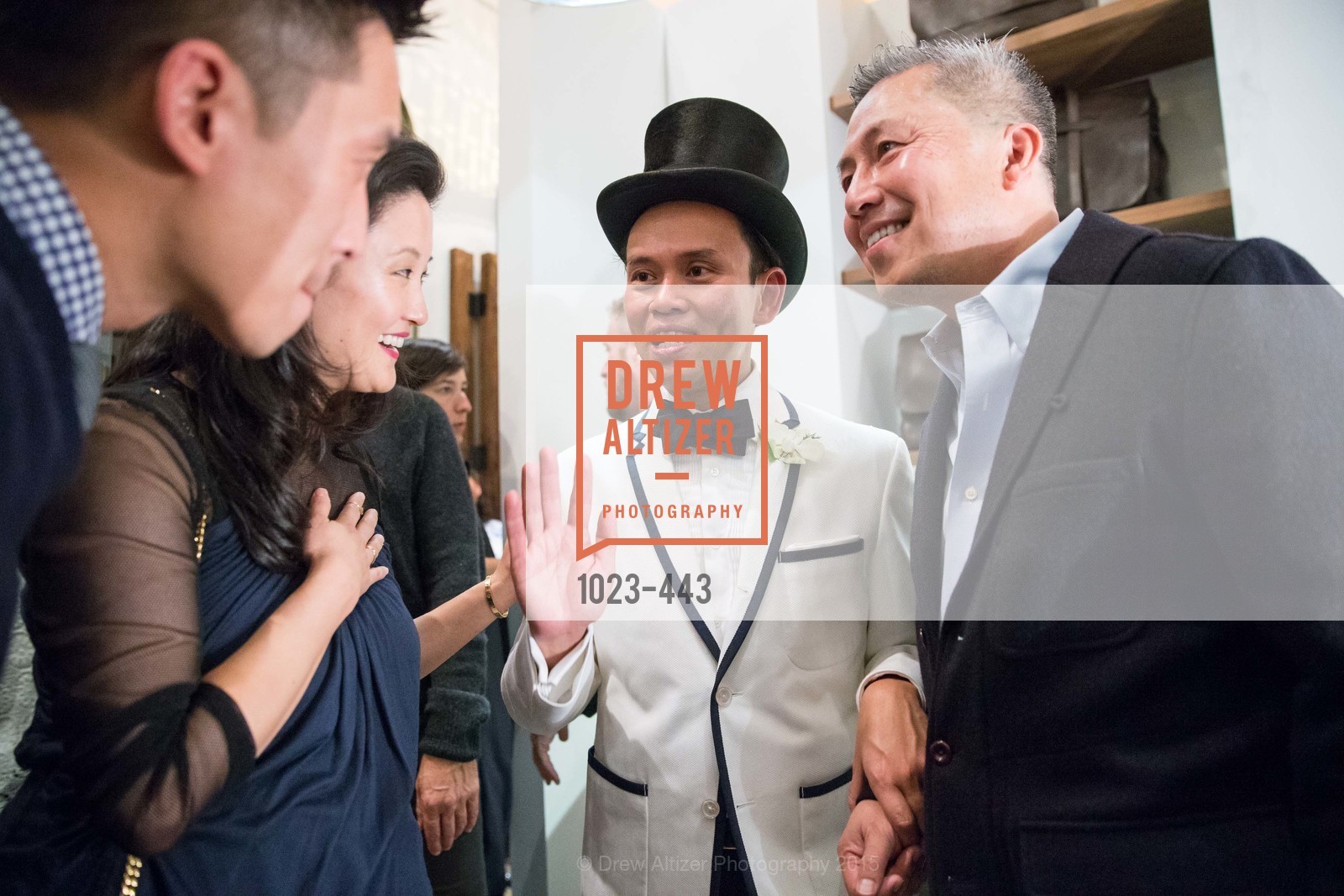 Catherine Kwong, Jonathan Rachman, Benjamin Dhong, J.RACHMAN GRAND OPENING AND BOOK SIGNING BY ALISON CARLSON
