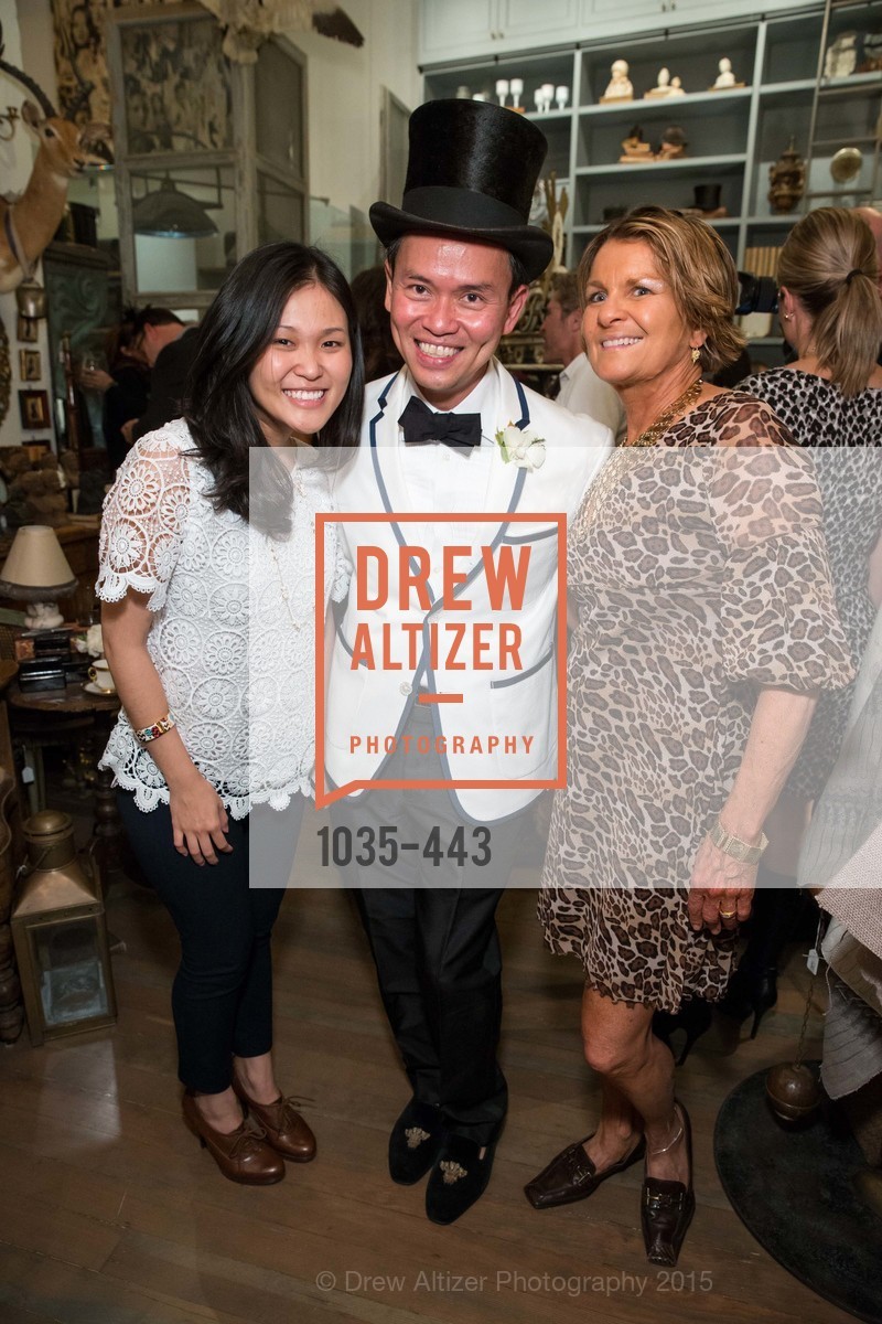 Yuni Wong, Jonathan Rachman, Christie Lorusso, J.RACHMAN GRAND OPENING AND BOOK SIGNING BY ALISON CARLSON "THE MAN WITHIN", JONATHAN RACHMAN DESIGN. JONATHAN RACHMAN DESIGN, . 1632C MARKET ST, November 5th, 2015, Photo #1035-443 Yuni Wong, Jonathan Rachman, Christie Lorusso, Photo #1035-443