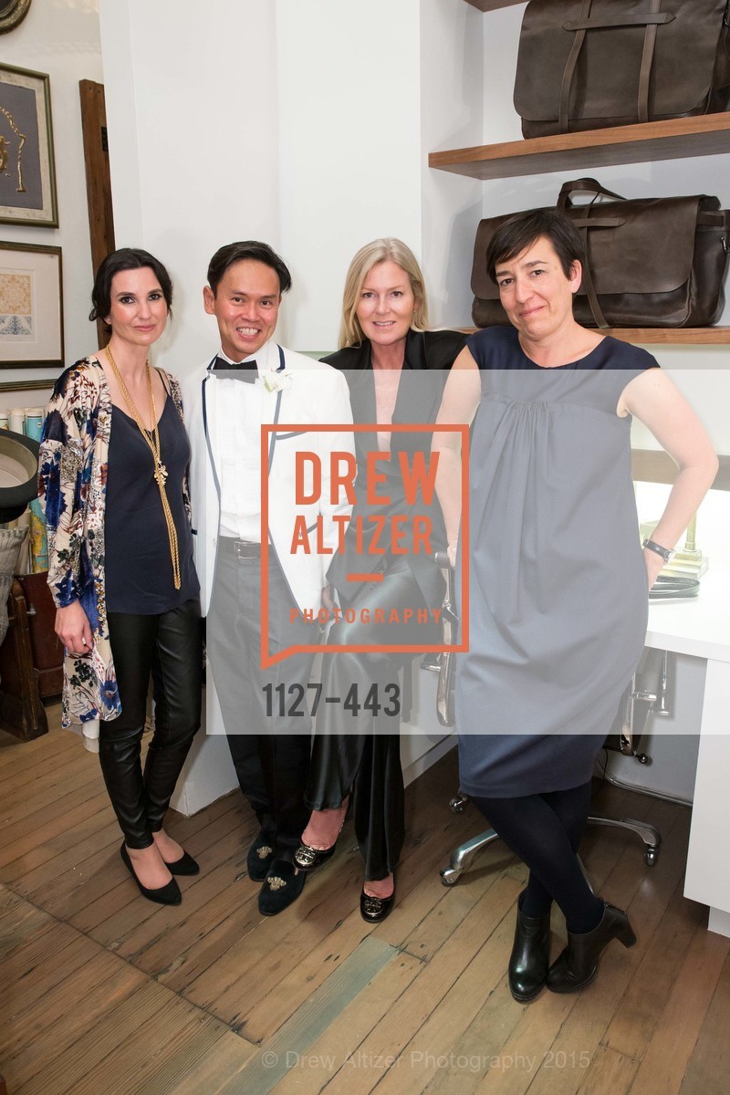 Luisa Serna-Borga, Jonathan Rachman, Margot Larkin, Judith Ibanez, J.RACHMAN GRAND OPENING AND BOOK SIGNING BY ALISON CARLSON