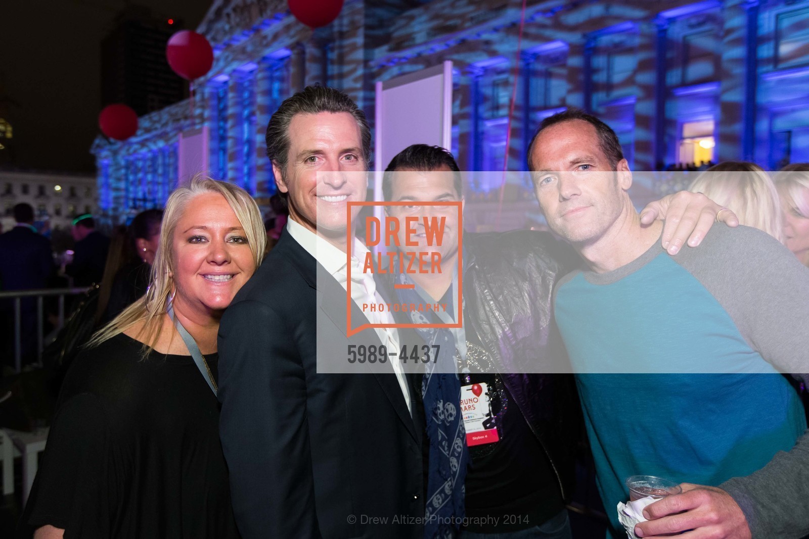 Lori Puccinelli Stern, Gavin Newsom, Ron Fiore, Doug Hendrickson, Photo #5989-4437