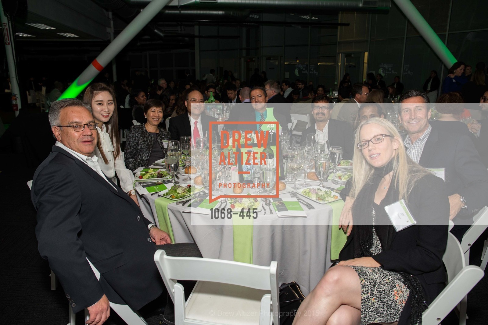 Phil Underwood, Ahmed Hambaba, Jill Orhun, Silicon Valley Education Foundation's PIONEERS & PURPOSE, Computer History Museum. Computer History Museum, . 1401 N. Shoreline Blvd, November 4th, 2015, Photo #1068-445 Phil Underwood, Ahmed Hambaba, Jill Orhun, Photo #1068-445