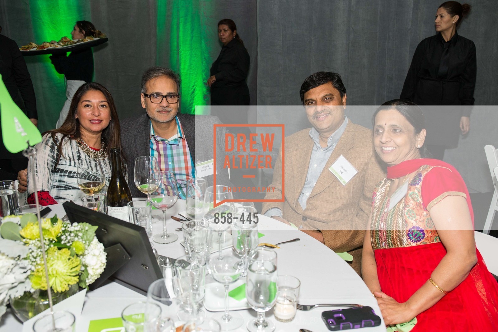 Naeem Shahpurwala, Faiyaz Shahpurwala, BV Jagadeesh, Anu Jagadeesh, Silicon Valley Education Foundation's PIONEERS & PURPOSE, Computer History Museum. Computer History Museum, . 1401 N. Shoreline Blvd, November 4th, 2015, Photo #858-445 Naeem Shahpurwala, Faiyaz Shahpurwala, BV Jagadeesh, Anu Jagadeesh, Photo #858-445