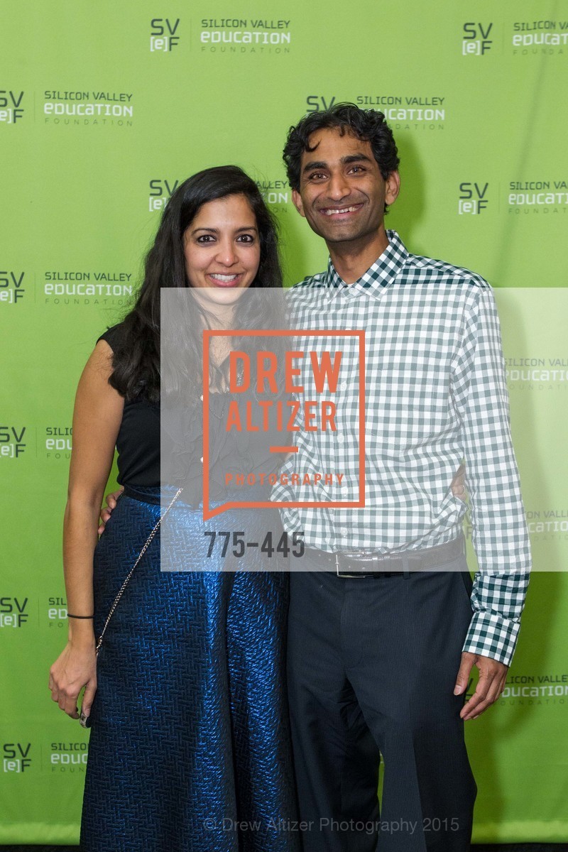 Seema Sinha, Shantanu Sinha, Silicon Valley Education Foundation's PIONEERS & PURPOSE, Computer History Museum. 1401 N. Shoreline Blvd, November 4th, 2015,Drew Altizer, Drew Altizer Photography, full-service event agency, private events, San Francisco photographer, photographer California