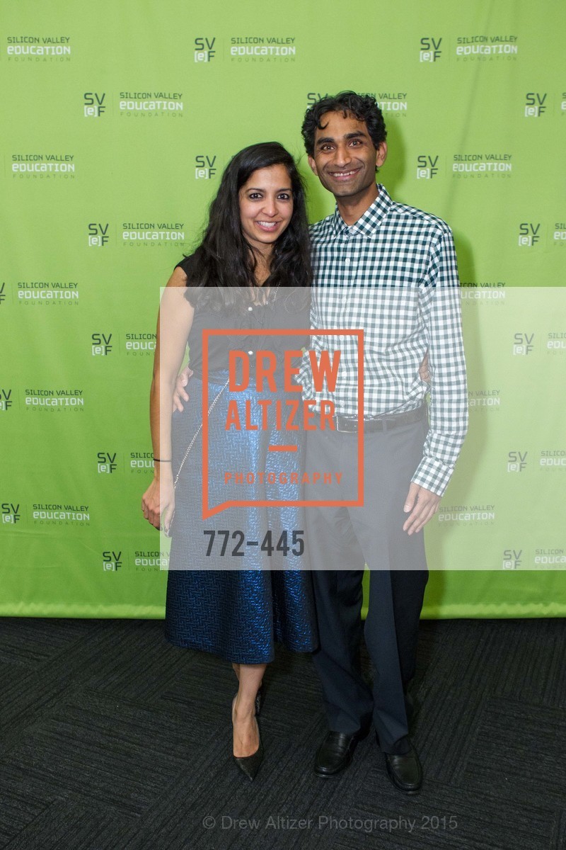 Seema Sinha, Shantanu Sinha, Silicon Valley Education Foundation's PIONEERS & PURPOSE, Computer History Museum. Computer History Museum, . 1401 N. Shoreline Blvd, November 4th, 2015, Photo #772-445 Seema Sinha, Shantanu Sinha, Photo #772-445